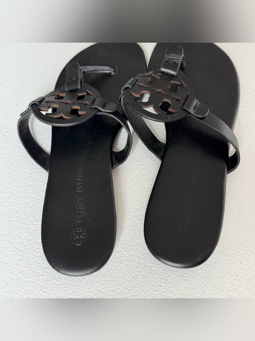 Tory Burch Miller Soft Sandals Size 8 ½ - Picture 3 of 6